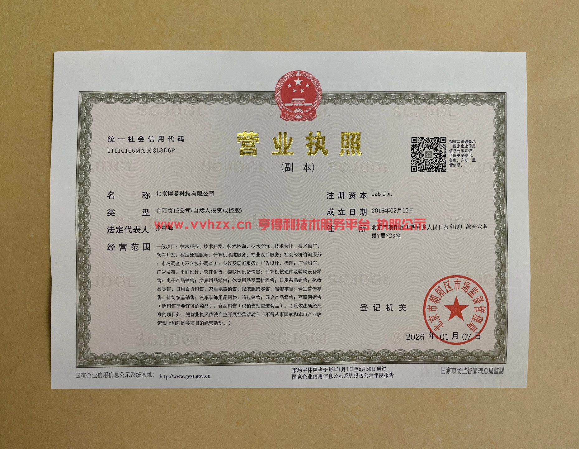 企业执照